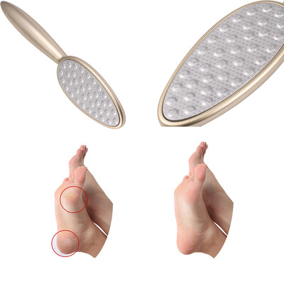 

Toponeto 1Pcs Metal Foot File File Can Be Biotic Pedicure Callus Makeup Remover