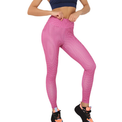 

Tailored Women Casual Point Print High Waist Yoga Running Sports Pants Trouser