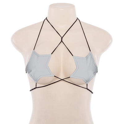 

Womens Clubwear Bandage Top Ladies Starfish Reflective T shirt Night Club DE