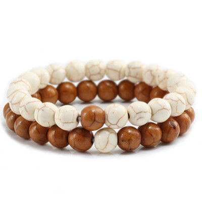 

Beaded Design Novelty for Stone Bracelet Original Jewelry Distance Couple Men Sale Bracelets Elastic Beaded Bracelets Elastic