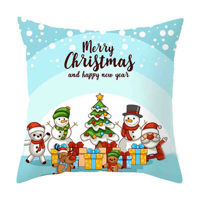 

Siaonvr Christmas Pillow Cover Decor Pillow Case Sofa Waist Throw Cushion Cover