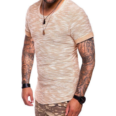 

Fashion Men&39s Slim Figured Short Sleeve Muscle Tee T-shirt Casual Fit Tops