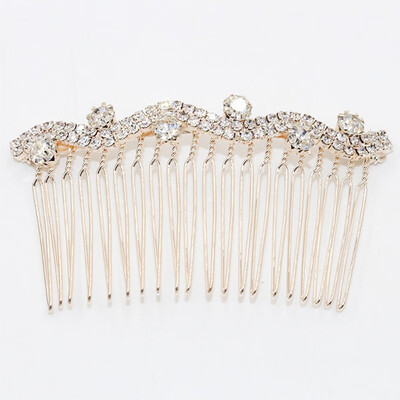 

Wedding Hair Accessories Clips Romantic Crystal Pearl Flower HairPin Rhinestone Tiara Bridal Crown Hair Pins Bride Hair comb