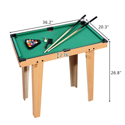 

Home Mini Snooker Table Set Top Pool Game Billiard Ball Toy for Kids Children