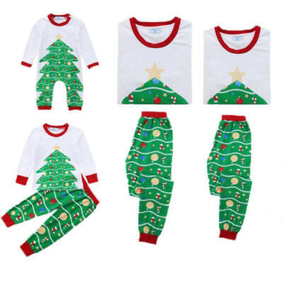 

Baby Kids Adult Family Matching Christmas Pajamas Sleepwear Nightwear Pyjamas US