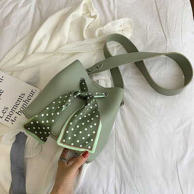 

Summer child bag female bag new 2019 small fresh Korean version of the wild single shoulder slung fashion casual bucket bag