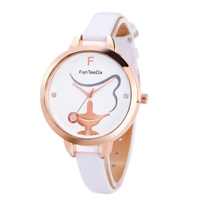 

Best Sale Women Watches Magic Lamp Pattern Dial Fashion Ladies Quartz Wristwatch Leather Strap Clock Casual Dress Reloj Mujer
