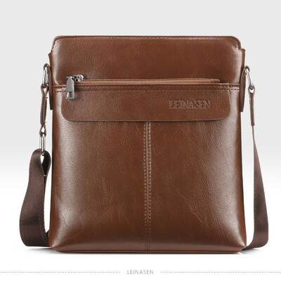 

Tailored Men Vintage Shoulder bags Crossbody Bags Retro Zipper Handbags