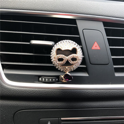 

Diamond Car Vent Perfume Clip Cute Diamond Car Perfume Decoration Cute Car Air Outlet Perfume Clip