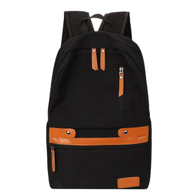 

Hit Color Travel Backpacks Women Knapsack School Bags Canvas Large Rucksack