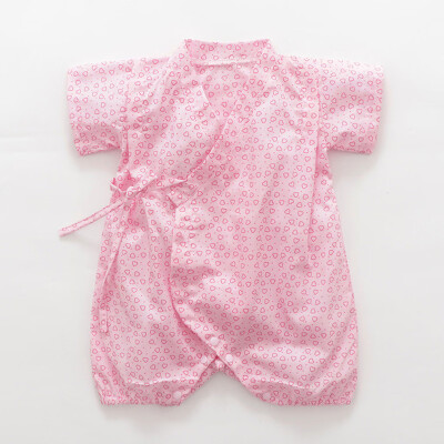 

Newborn Infant Baby Boy Girl Short Sleeve Floral Kimono Romper Jumpsuit Clothes