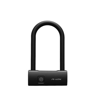 

Original Xiaomi Youpin AreoX U8 Smart Fingerprint U-lock IP65 Waterproof 260mAh Battery - Short Black