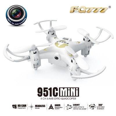 

FQ777 951C 24G 4CH 6-Axis Gyro 03MP Camera RTF RC Quadcopter Aircraft Toy