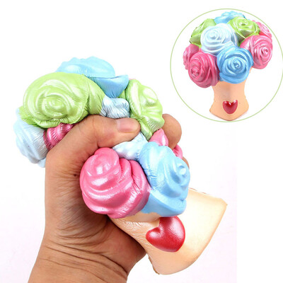 

Gotoamei Colorful Rose Stress Reliever Scented Super Slow Rising Kids Squeeze Toys