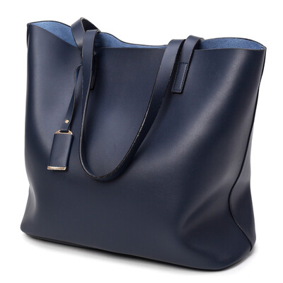 

2017 Women Bag Vintage PU Leather Elegant Black Shoulder Bags Large Capacity Casual Tote Handbag