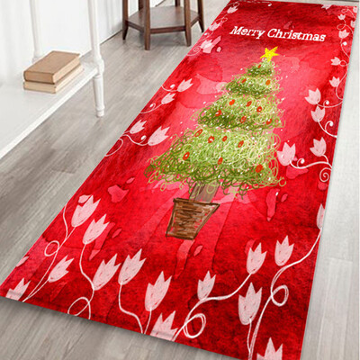 

Tailored Merry Christmas Welcome Doormats Indoor Home Carpets Decor 60x180CM