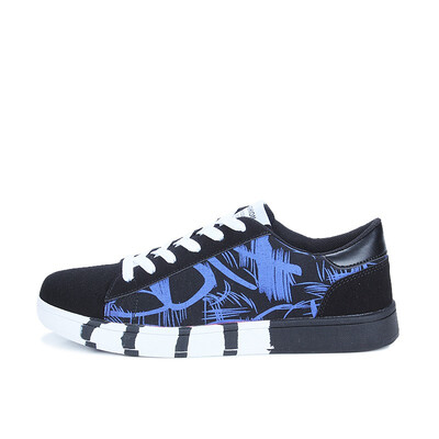 

Summer new canvas shoes male students Korean casual shoes mens youth shoes trend wild print shoes tide