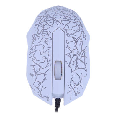 

Wired USB Port 3 Keys 2400DPI Optical Home Office Mouse with Backlight