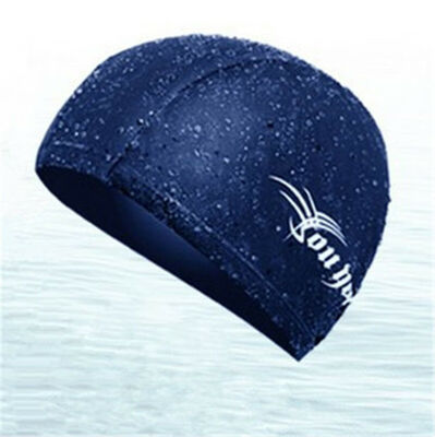 

Adult Unisex Soft Cap Bathing Hat Swimming Cap Fabric Waterproof Spandex