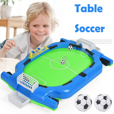 

YIWULAKids Adults Table Soccer Mini Interactive Toy Hoop Net Ball Pump Play Set