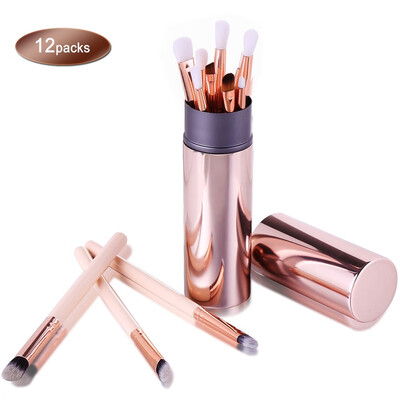 

〖Follure〗12Pcs Cosmetic Eyebrow Eyeshadow Brush Makeup Brush Sets Kits Tools