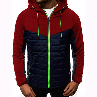 

Men Casual Hooded Coat Hoodie Zip Jacket Winter Long Sleeve Tops Jogging Outwear