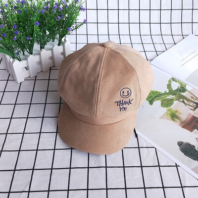 

Beret female spring&autumn Korean Japanese Joker octagonal Hat English fashion cute painter Hat chic thin hat