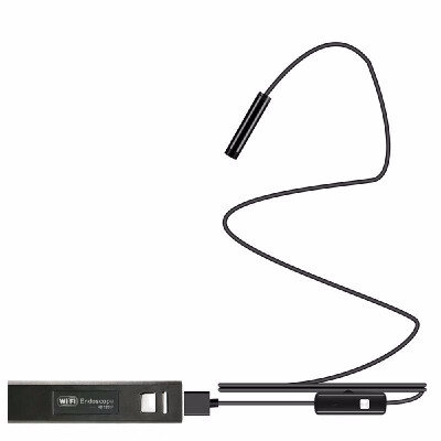 

WIFI Endoscope Camera HD 1200P Mini Waterproof Soft Cable 20 Megapixels Inspection Camera 8mm 5M 8 LED USB Endoscope Borescope Ca