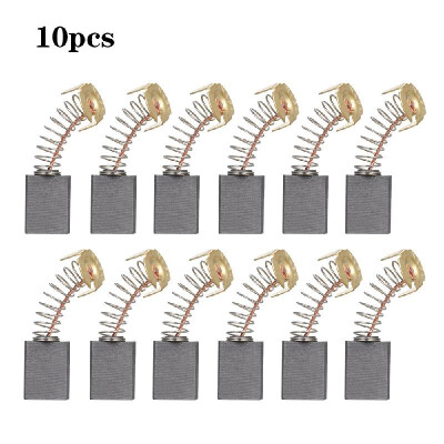 

10 PCS Mini Black Carbon Motor Brushes Replacement Spare Parts with 25mm Spring&Copper Core for Generic Electric Drill Mill Ma