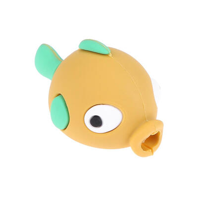 

Silicone Data Cable Bite Protector Animal Doll Model Winder Phone Holder