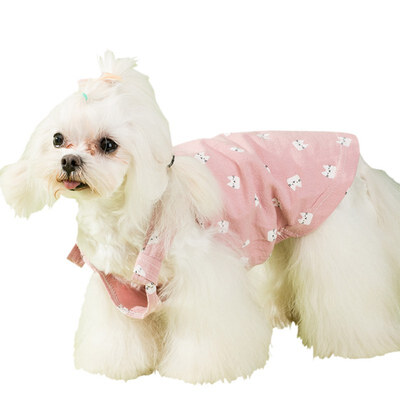 

Pet Dog Clothes Sleeveless Sling Dog Dress for Small Dogs Clothing Spring Summer Dress Skirt Pet Vest Chihuahua Yorkie