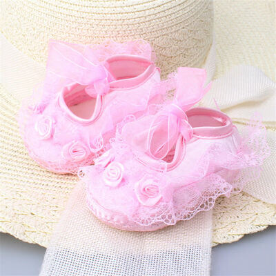 

Newborn Infant Baby Kids Shoes Girl Toddler Soft Sole Crib Shoes Prewalker 0-18M