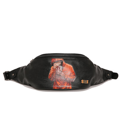 

Personality pattern cortical waistband mens&womens small breastband Korean version mens bag outdoor leisure small waistband