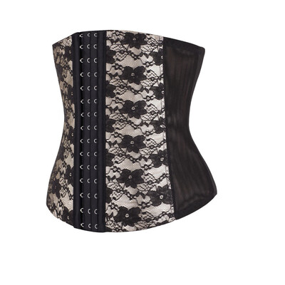

Toponeto Women Underbust Lace Buckle Waist Trainer Corsets Shapewear Body Shaper