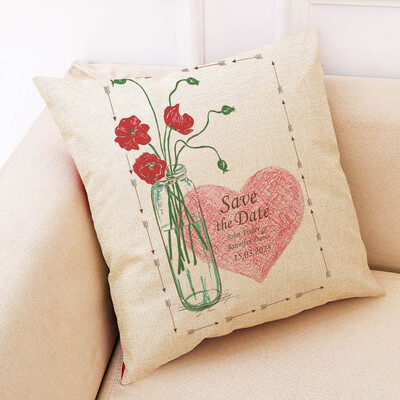 

Siaonvr Home Decor Cushion Cover Happy Sunmer Time Throw Pillowcase Pillow Covers