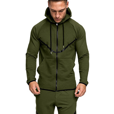 

Toponeto Mens Long Sleeve Autumn Winter Casual Sweatshirt Sports Top Blouse Tracksuits