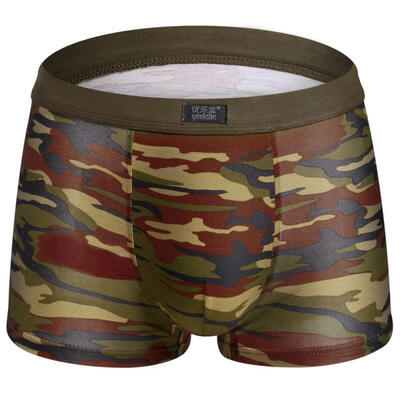 

Camouflage Printed Mens Underwear Boxers Comfortable Modal Boxer Brief Shorts Underpant