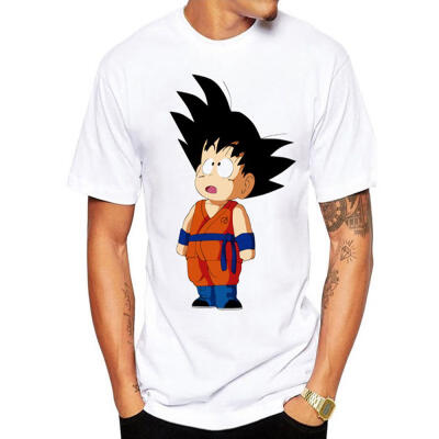 

New 3D Mens Modal Dragon Ball T Shirt Short Sleeve O-Neck Men Shirts Saiyan Summer Brand Clothing P12z6-6