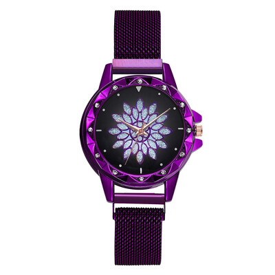 

Fashion Women Watch Rose Gold Flower Dial Wristwatches Ladies Casual Bracelet Quartz Clock Female Watch Relogio Feminino 2019