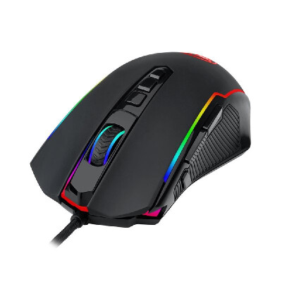 

Redragon M910 Wired Gaming Mouse High-Precision Mice 7 RGB Backlight Modes 6200DPI 9 Adjustable Buttons Ambidextrous Design