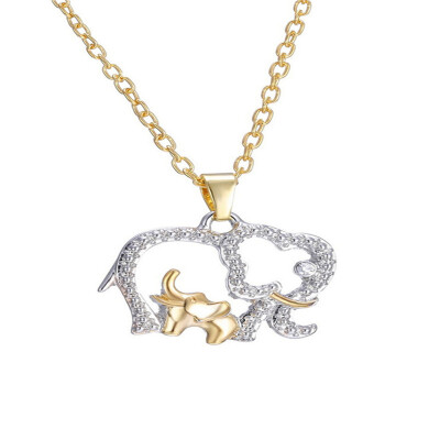 

Creative Fashion Women\s Elephant Stitching Necklace