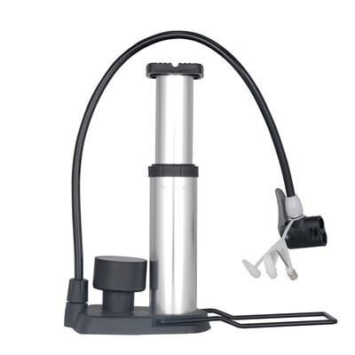 

Portable Aluminum Floor Track Pump With Gauge Bicycle Tyre Football Inflator