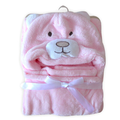 

Toddler Baby Kid Girl Boy Animal Hooded Blanket Bathrobe Bath Towel Flannel Wrap