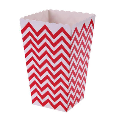 

12pcs Wave Pattern Folding Candy Popcorn Boxes for Birthday Party Wedding