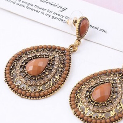 

1 Pair Bohemian full dripping earrings