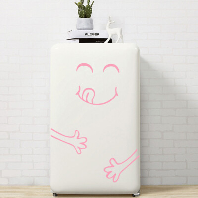 

Toponeto Cute Sticker Fridge Happy Delicious Face Kitchen Fridge Wall Stickers Art