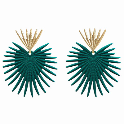 

2019 Geometric Irregular Exaggerated Drop Earring for Women European Fashion Spray Painted Metal Earrings Wedding Party Jewelry