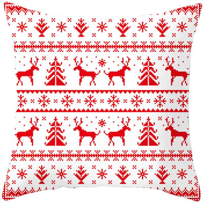 

Siaonvr 2020Merry Christmas Pillow Cases Cotton Linen Sofa Cushion Cover Home Decor