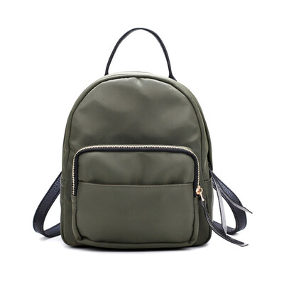 

Fashion Women Travel Large Capacity Nylon Zipper Tote Backpack Student Schoolbag