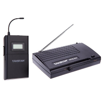 

Takstar WPM-200 UHF Wireless Monitor System 50m Transmission Distance In-Ear Stereo Headphones Headset Transmitter Receiver LCD 6